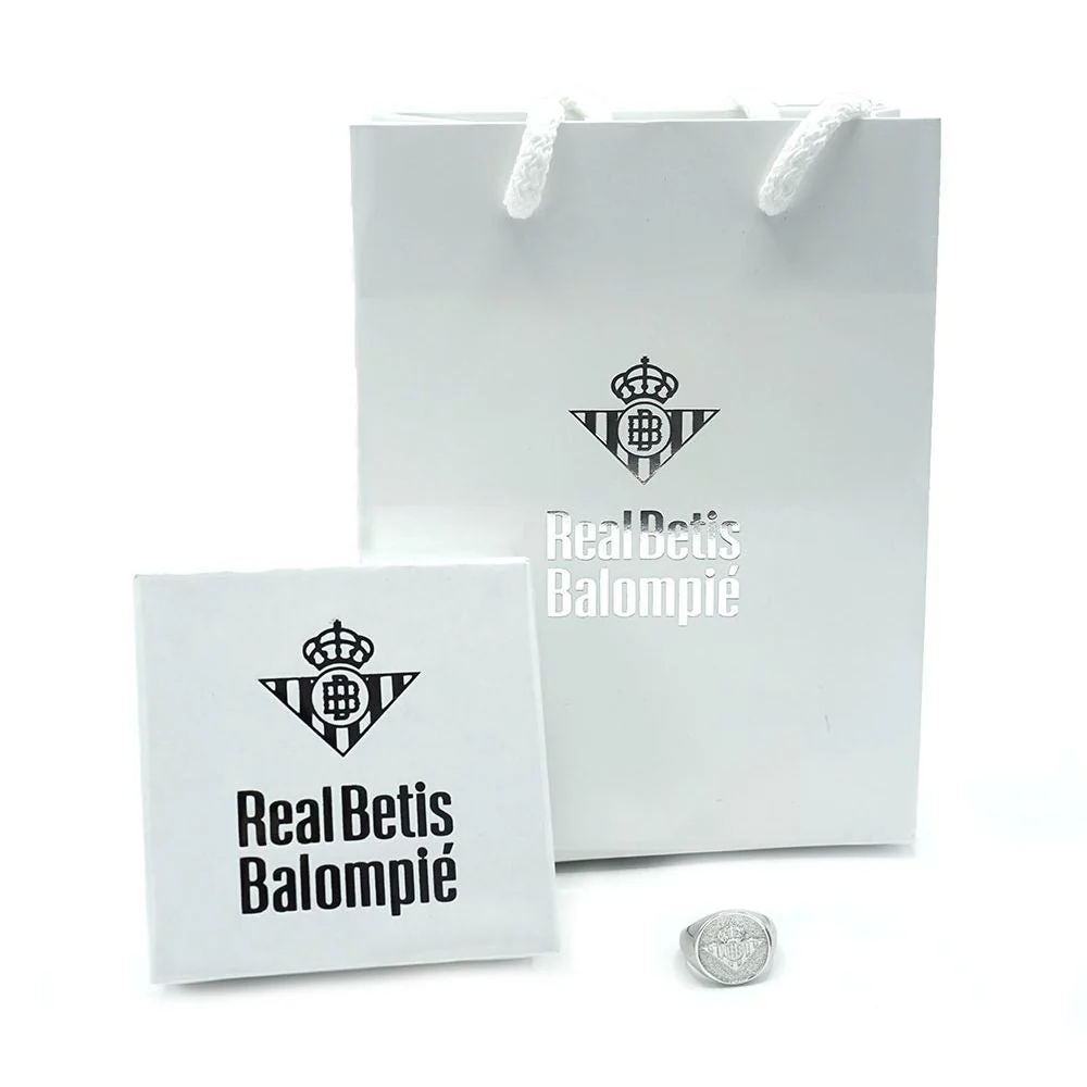Anillo De Plata De Ley Escudo Real Betis - Image 4