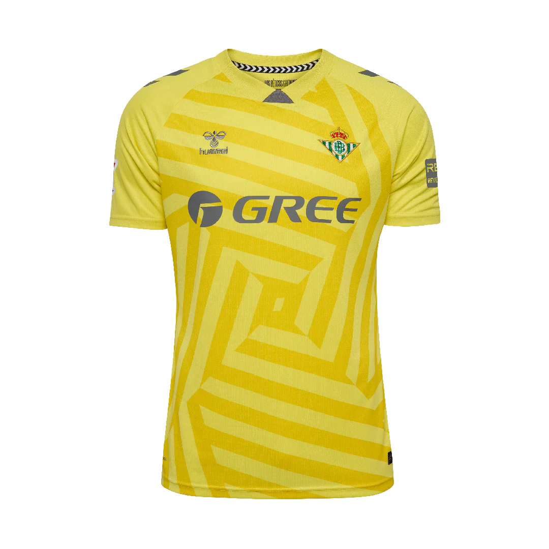 Camiseta Fútbol Portero Hombre Amarilla 25/26