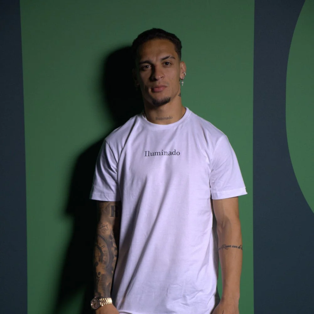 Camiseta Iluminado 7 Hombre Blanca