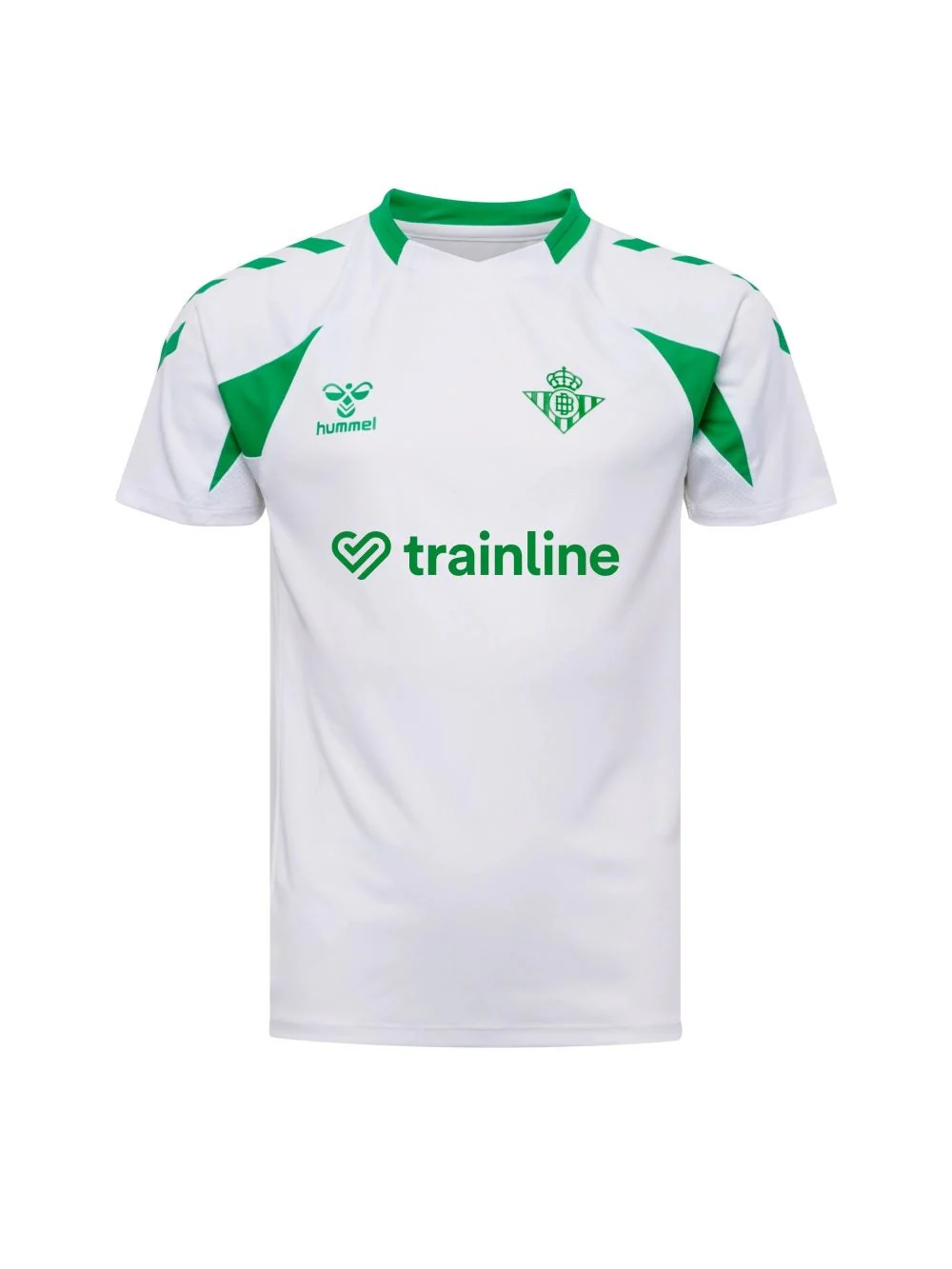 Camiseta Manga Corta Entrenamiento Infantil Blanca Real Betis 26/27