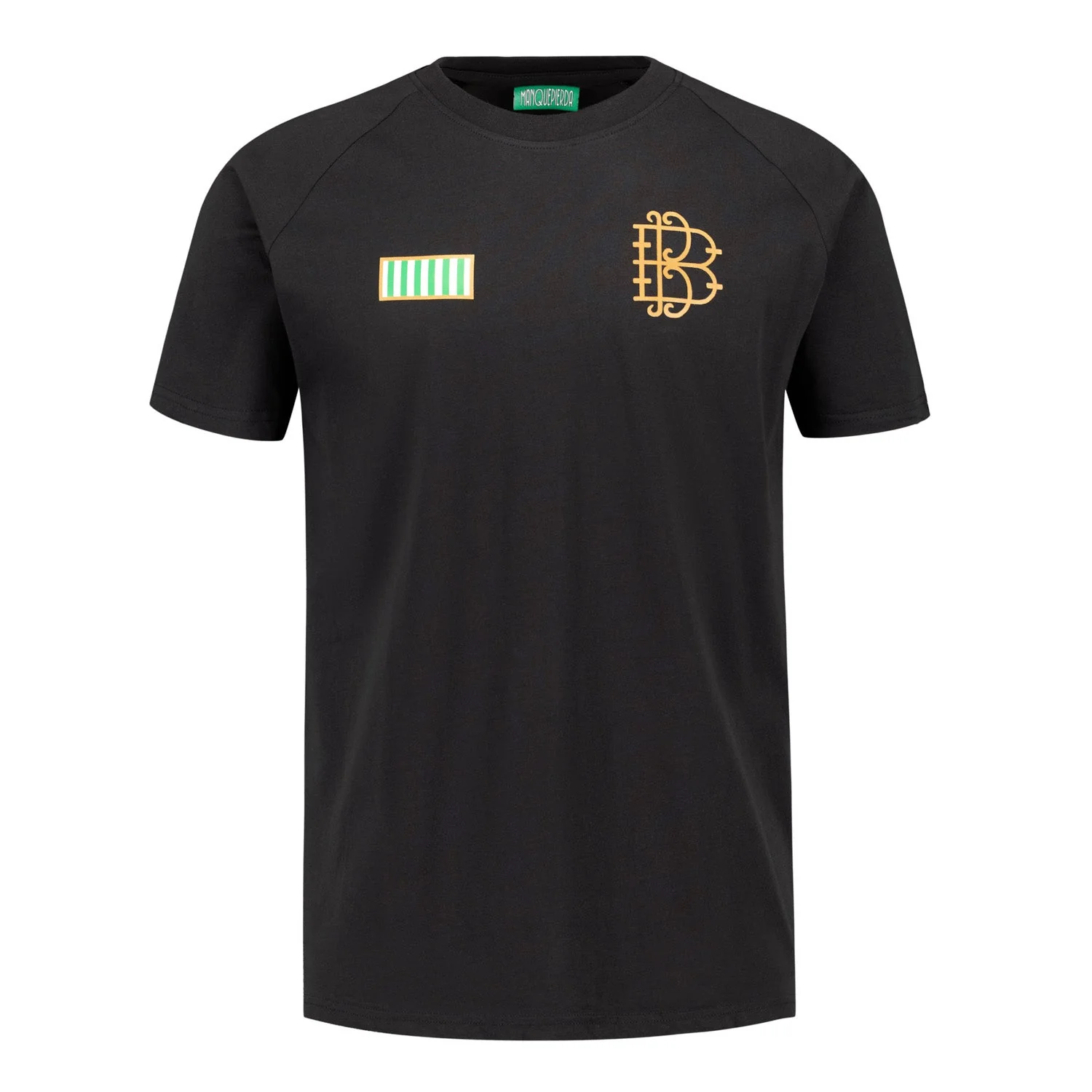 Camiseta Manquepierda 13 Barras Niño Negra