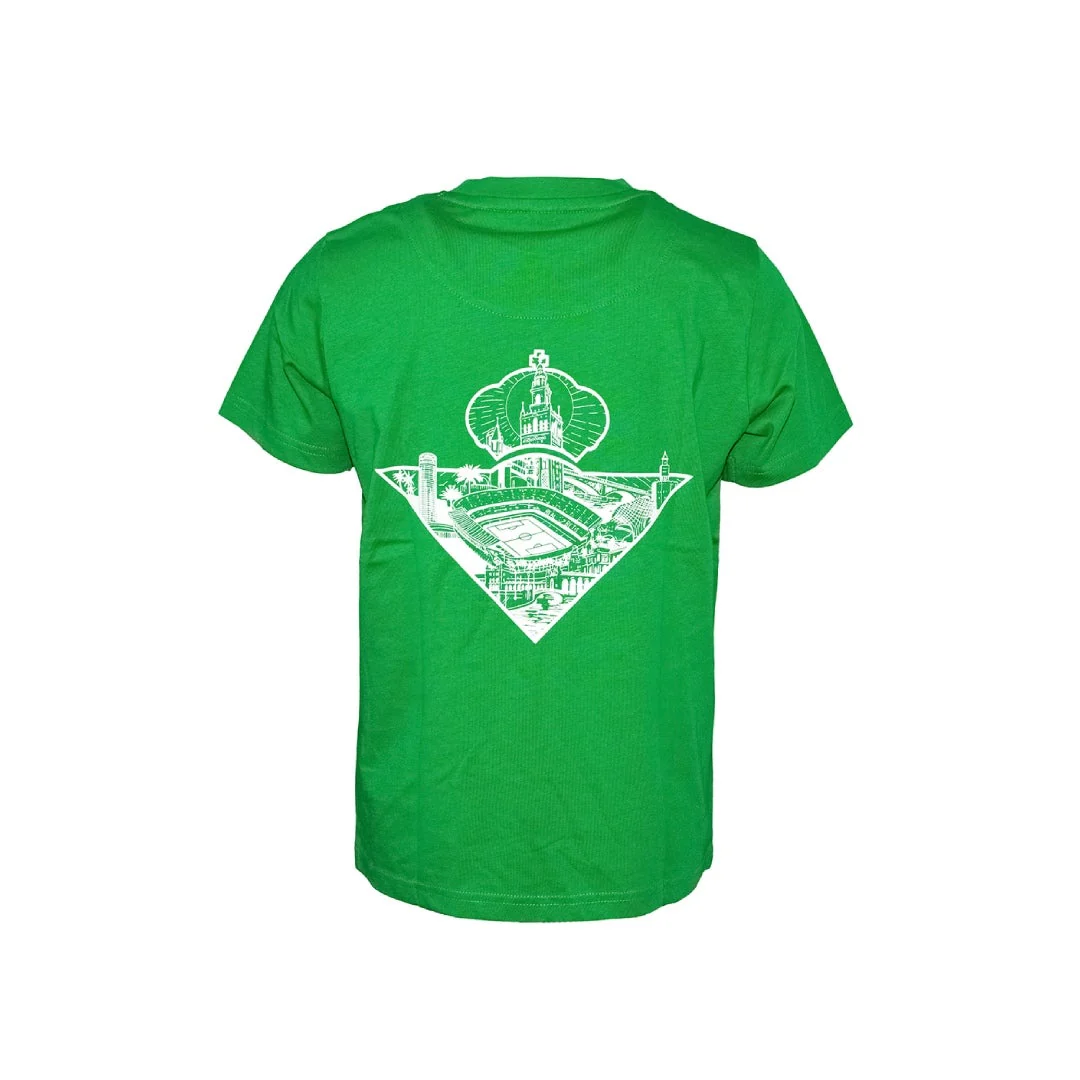 Camiseta Niño Verde Monumentos Ciudad