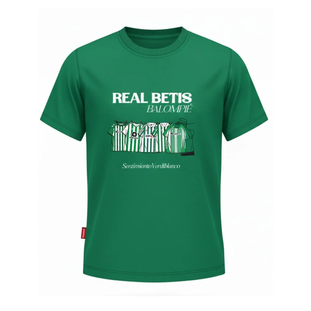 Camiseta Real Betis Balompié Camisetas Históricas Hombre Verde