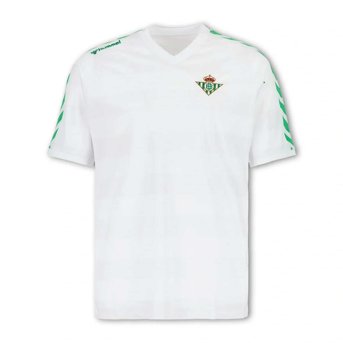 Camiseta Real Betis Retro 80 Hombre Manga Corta Blanca