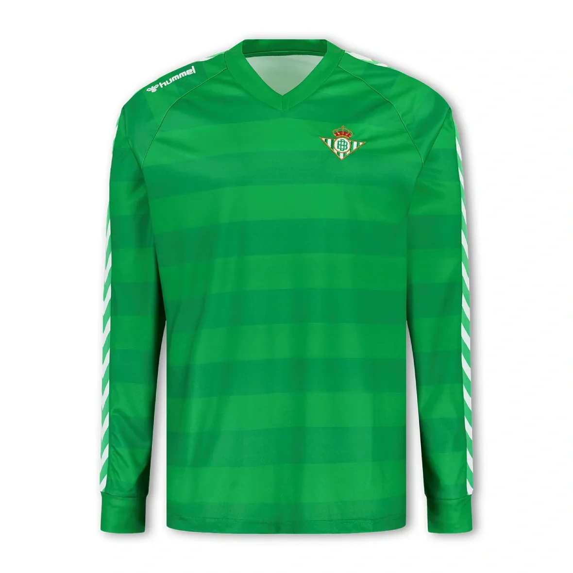 Camiseta Real Betis Retro 80 Hombre Manga Larga Verde