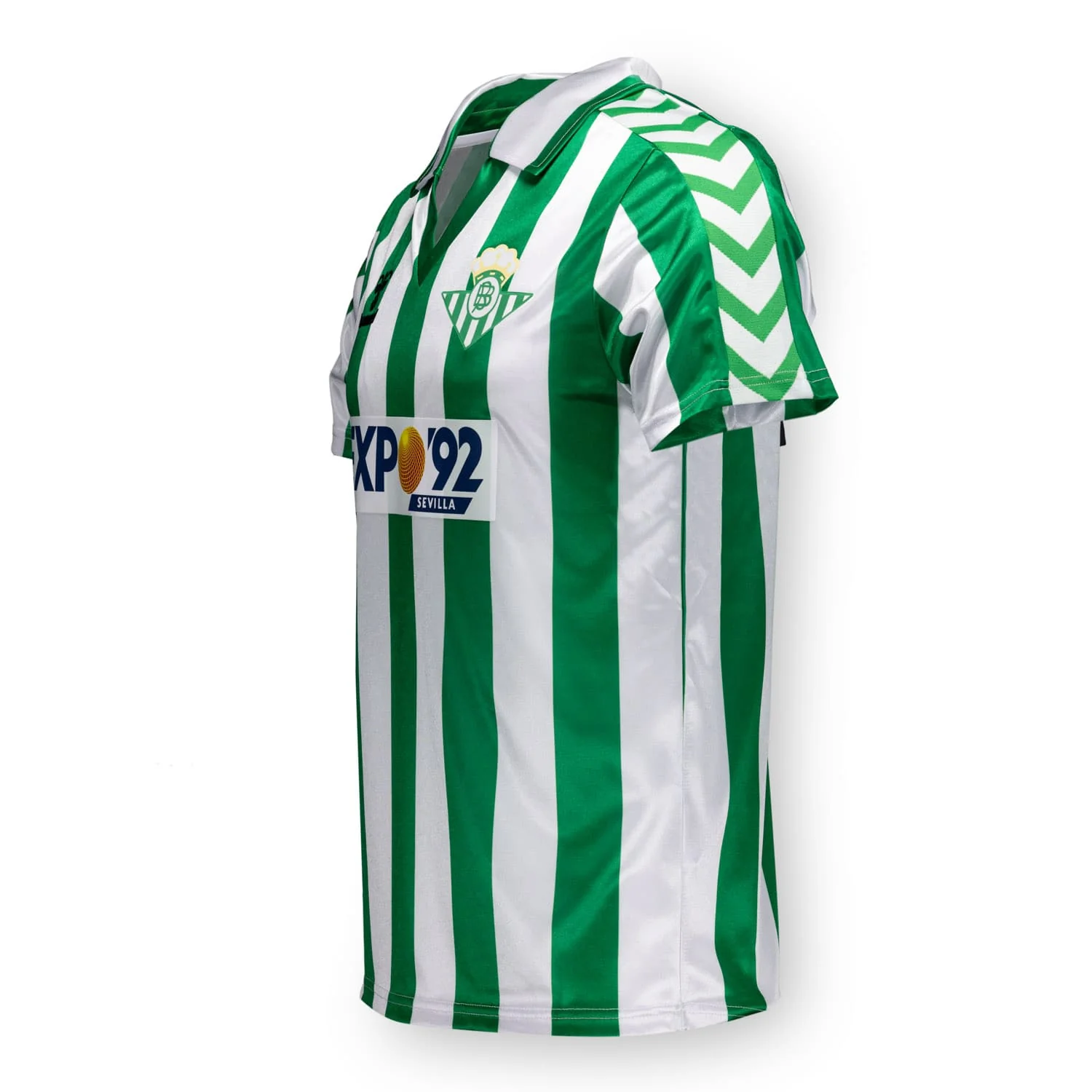 Camiseta Retro Hummel Expo 92 Hombre Verde/Blanca - Image 3