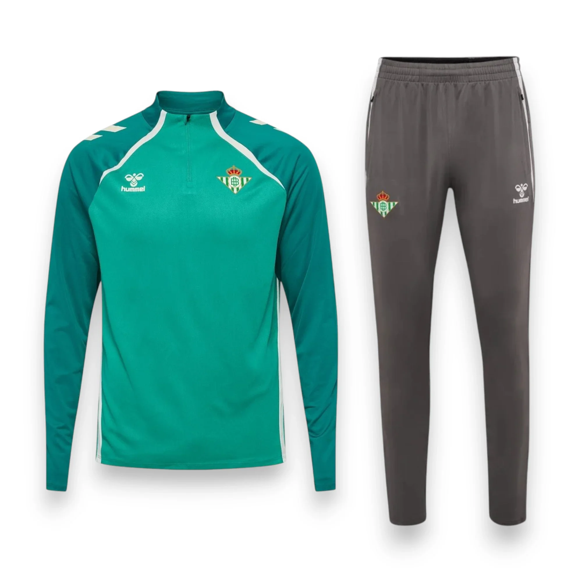 Chándal Entrenamiento Real Betis Adulto Verde/Gris 25/26