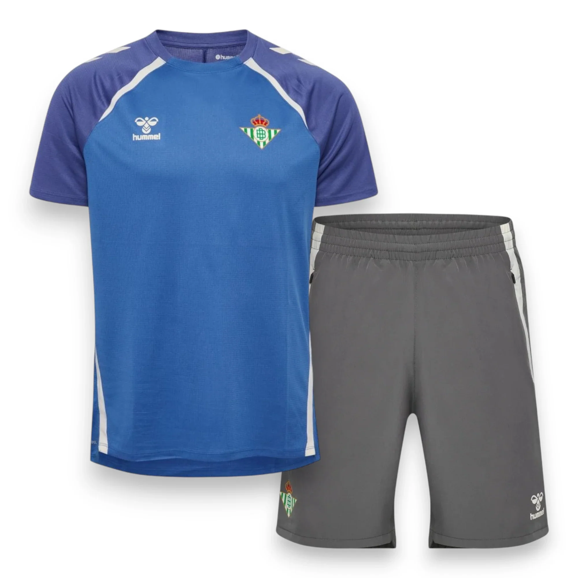 Set Entrenamiento Real Betis Hombre Azul/Gris 25/26