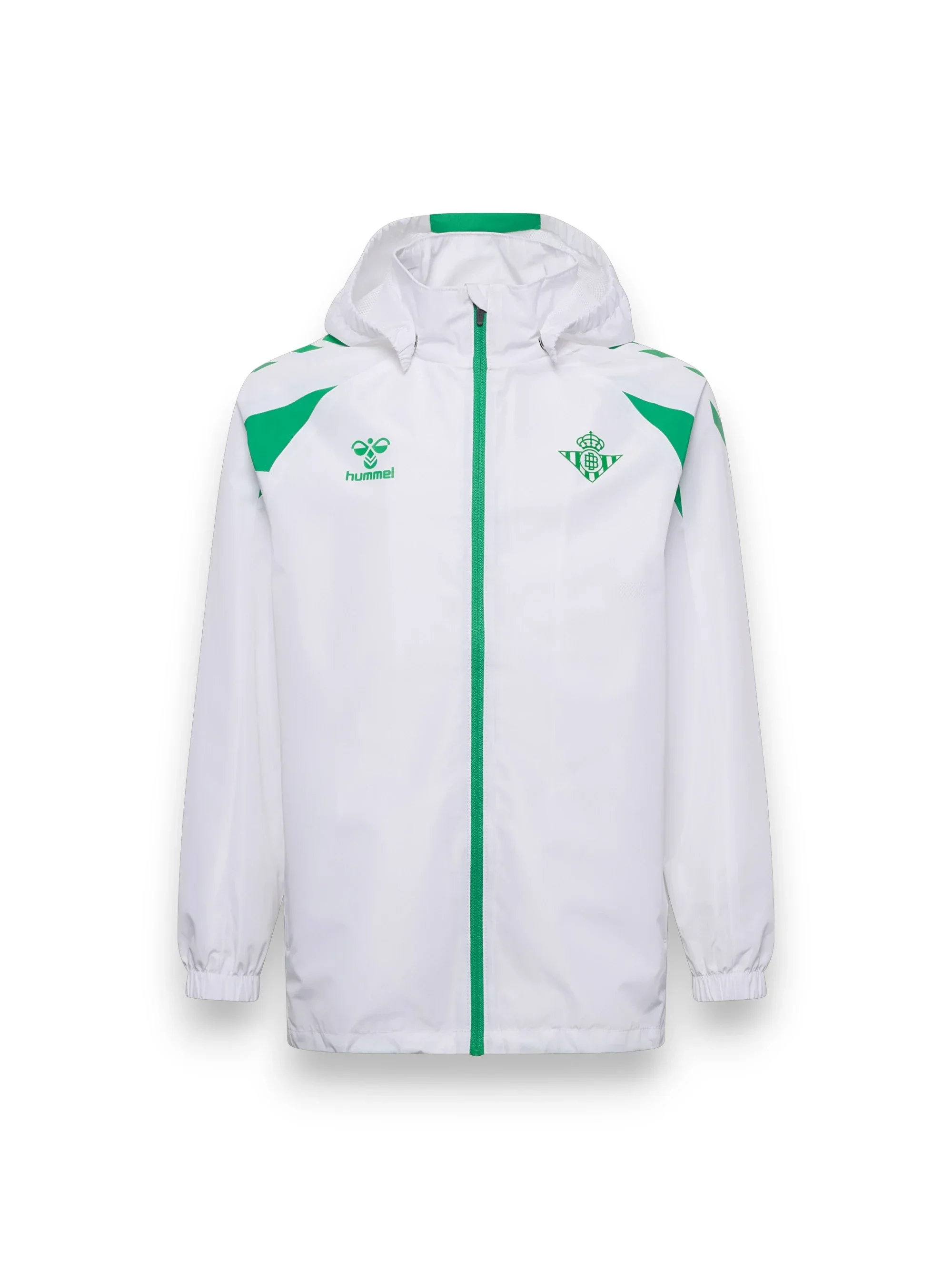 Chaqueta Cremallera Entrenamiento Infantil Blanca Real Betis 26/27