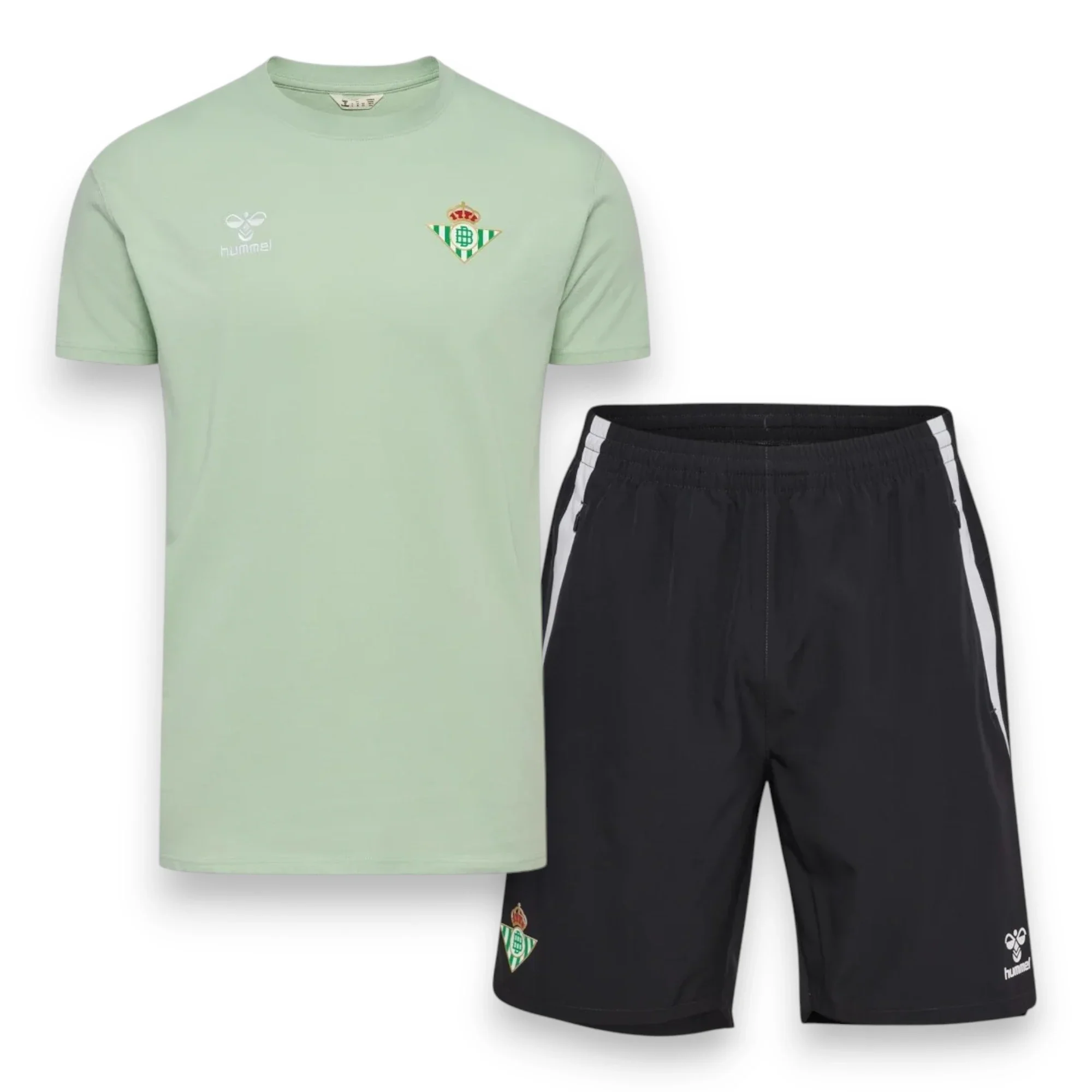 Conjunto Viaje Corto Real Betis Hombre Verde/Azul 25/26