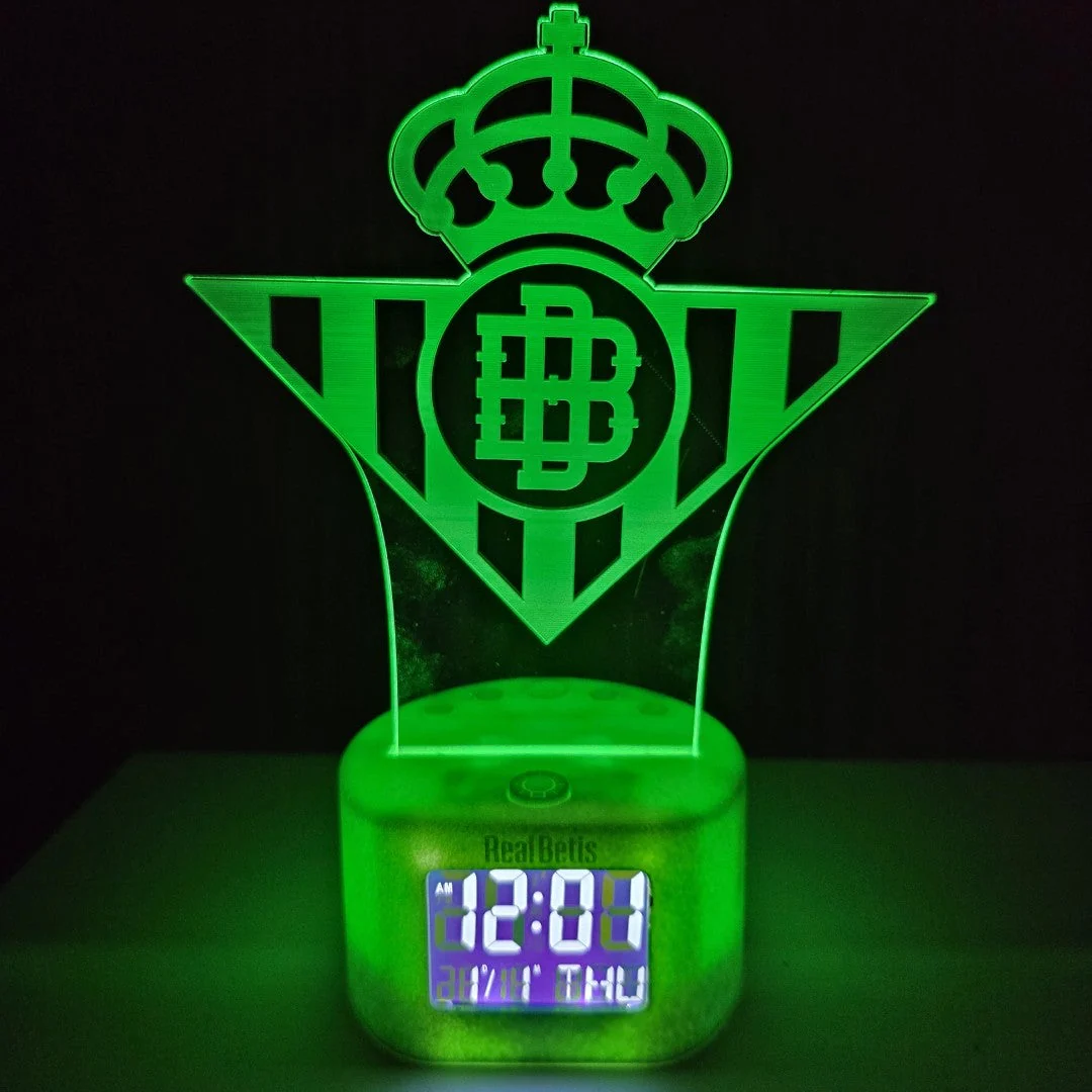 Despertador con Luz Escudo