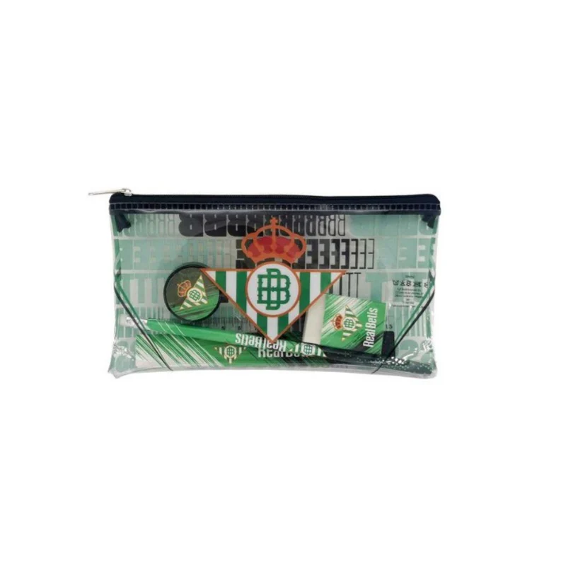 Estuche Portado Real Betis con Material Escolar