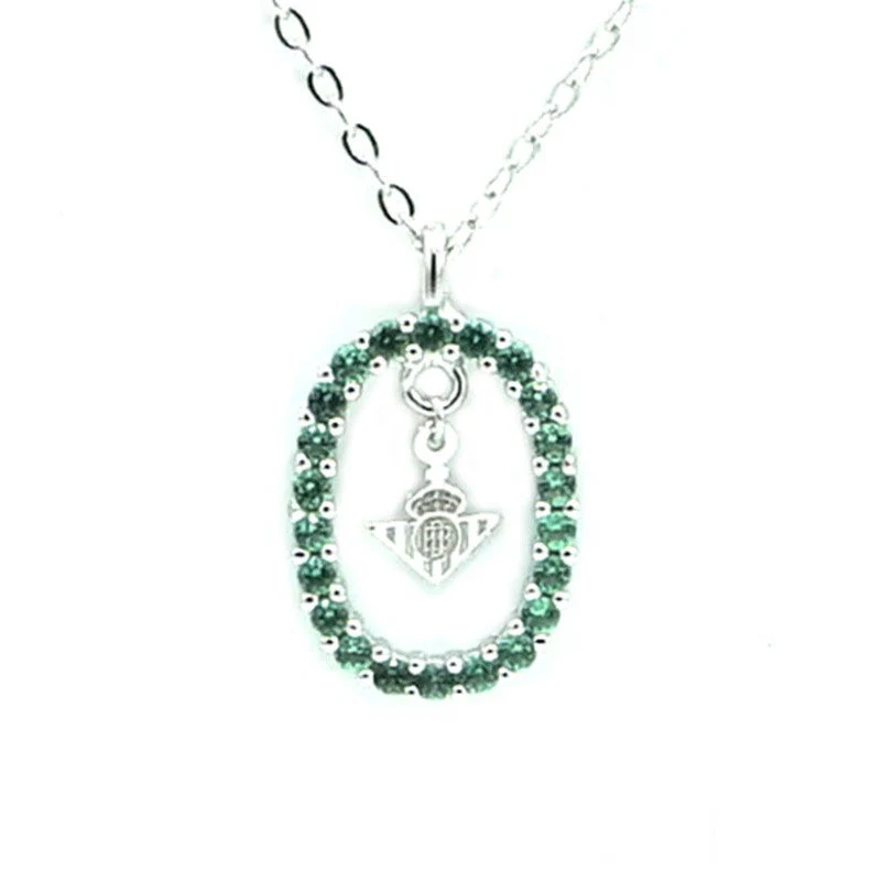 Gargantilla de Plata De Ley Con Piedras Verdes