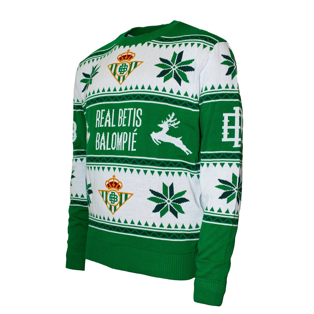 Jersey Navidad Real Betis Balompié Verde/Blanco Niño - Image 2