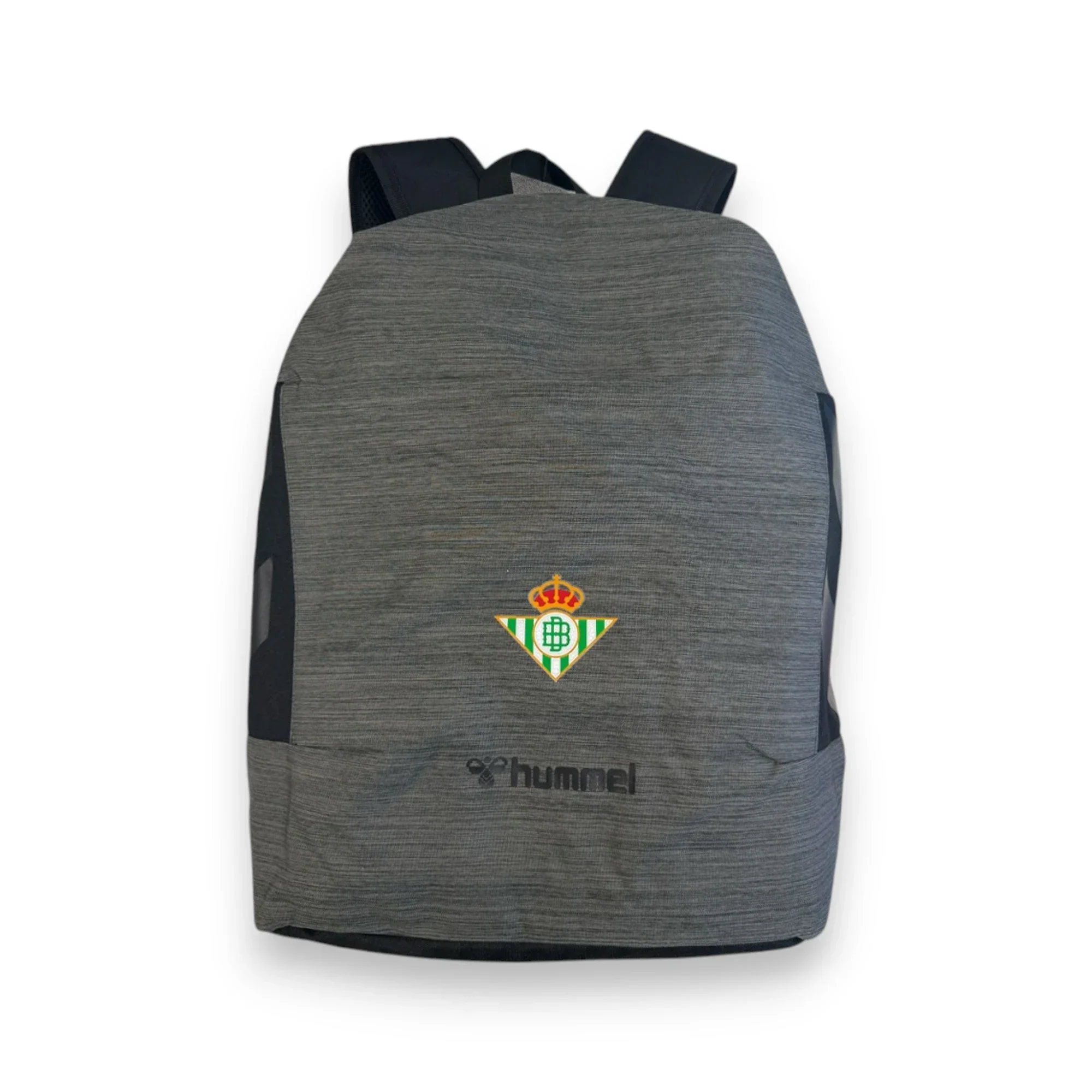 Mochila Cremallera Seguridad Portátil Real Betis Gris