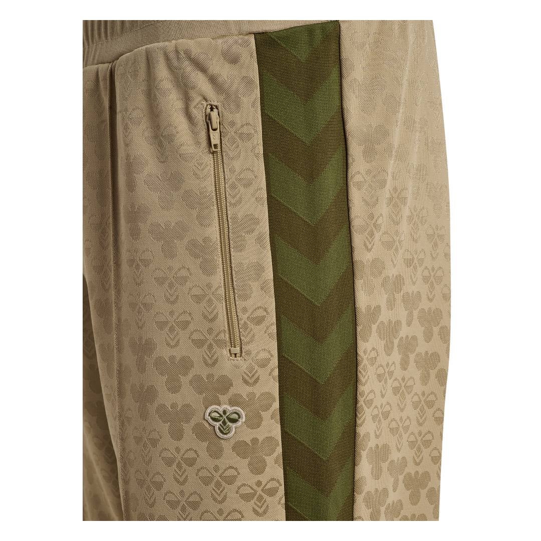 Pantalón Chándal Viaje Hummel Hombre Beige Doble B Verde - Image 7
