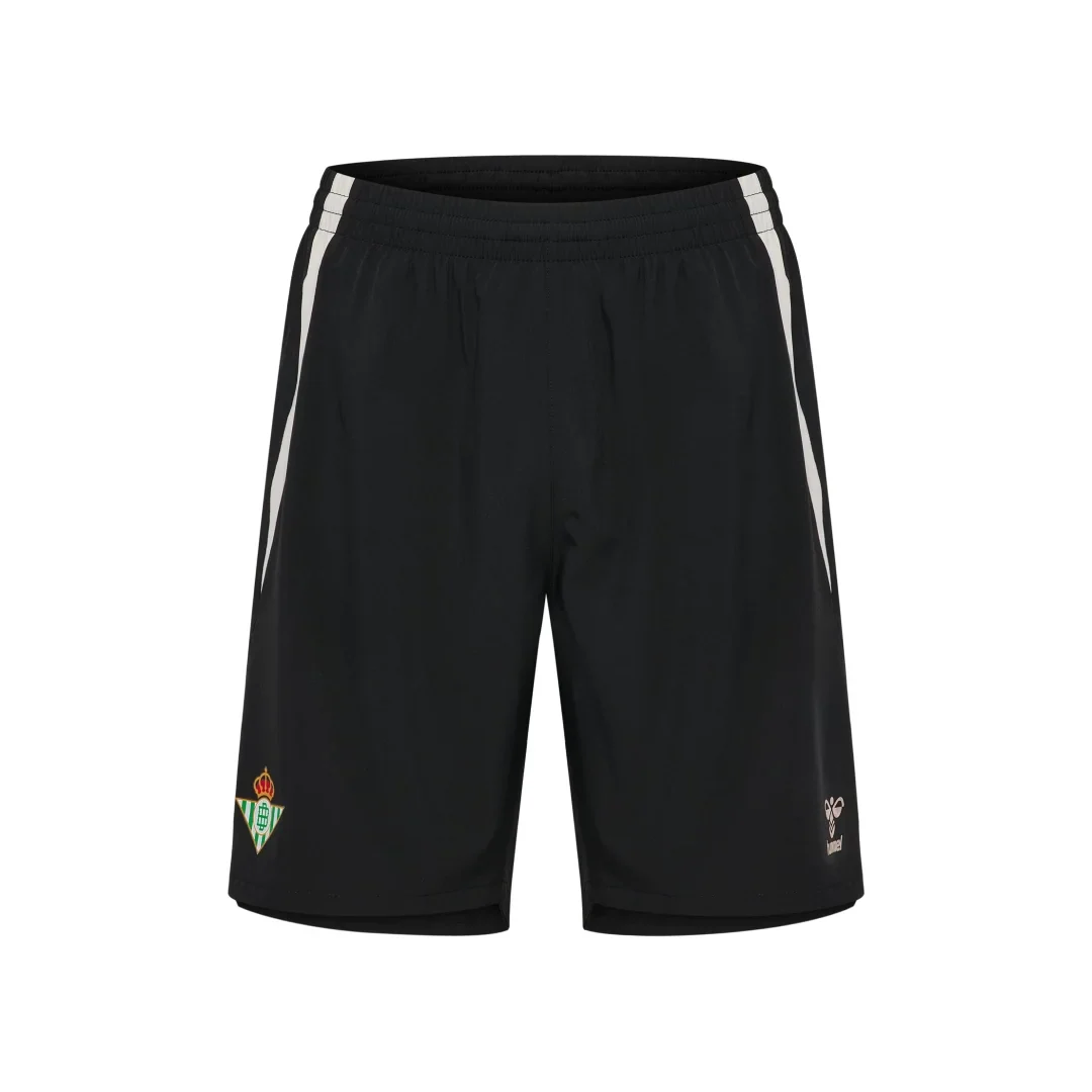 Pantalón Corto Entrenamiento Hombre Negro Y Beige 25/26