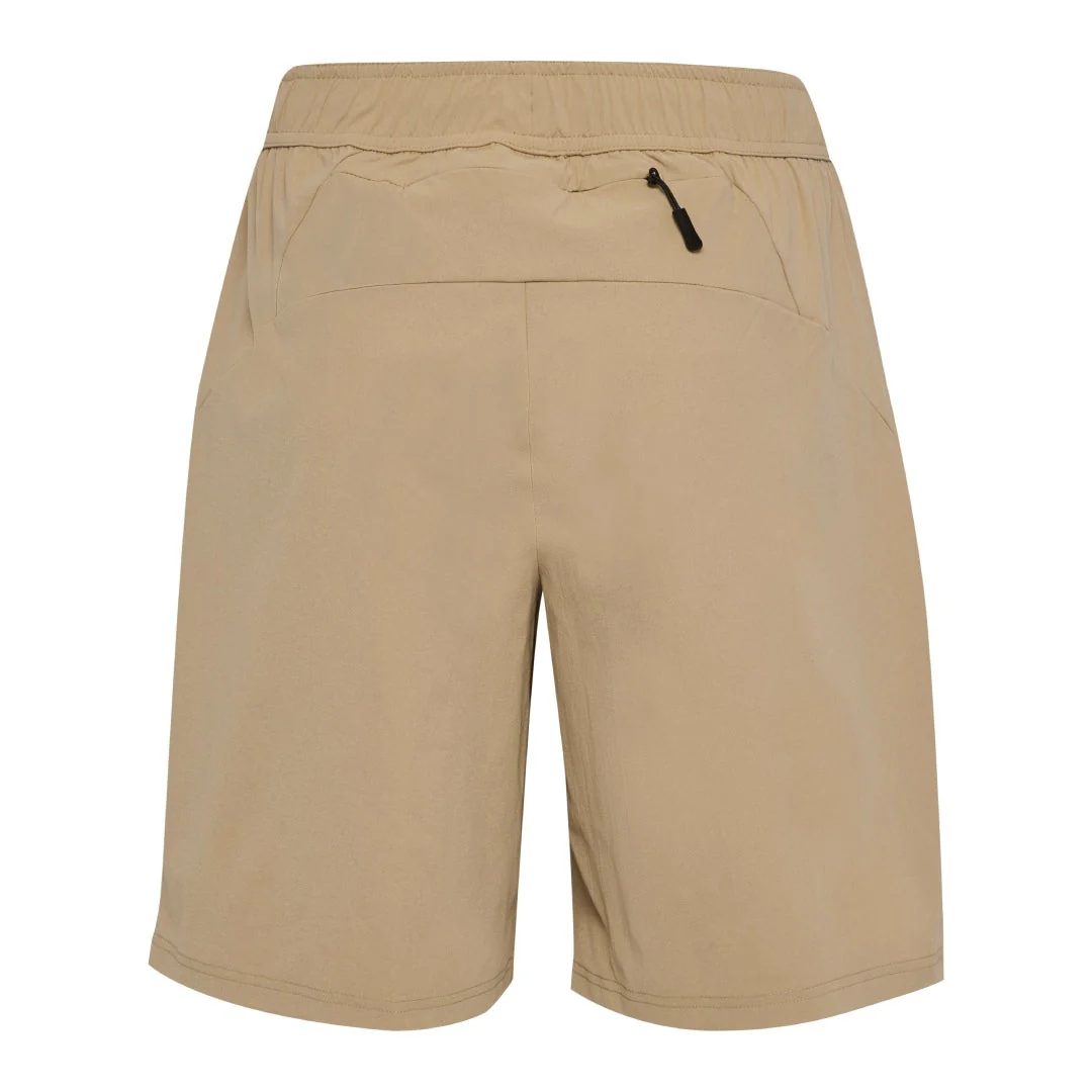 Pantalón Corto Viaje Hummel Hombre Beige Doble B Verde - Image 4