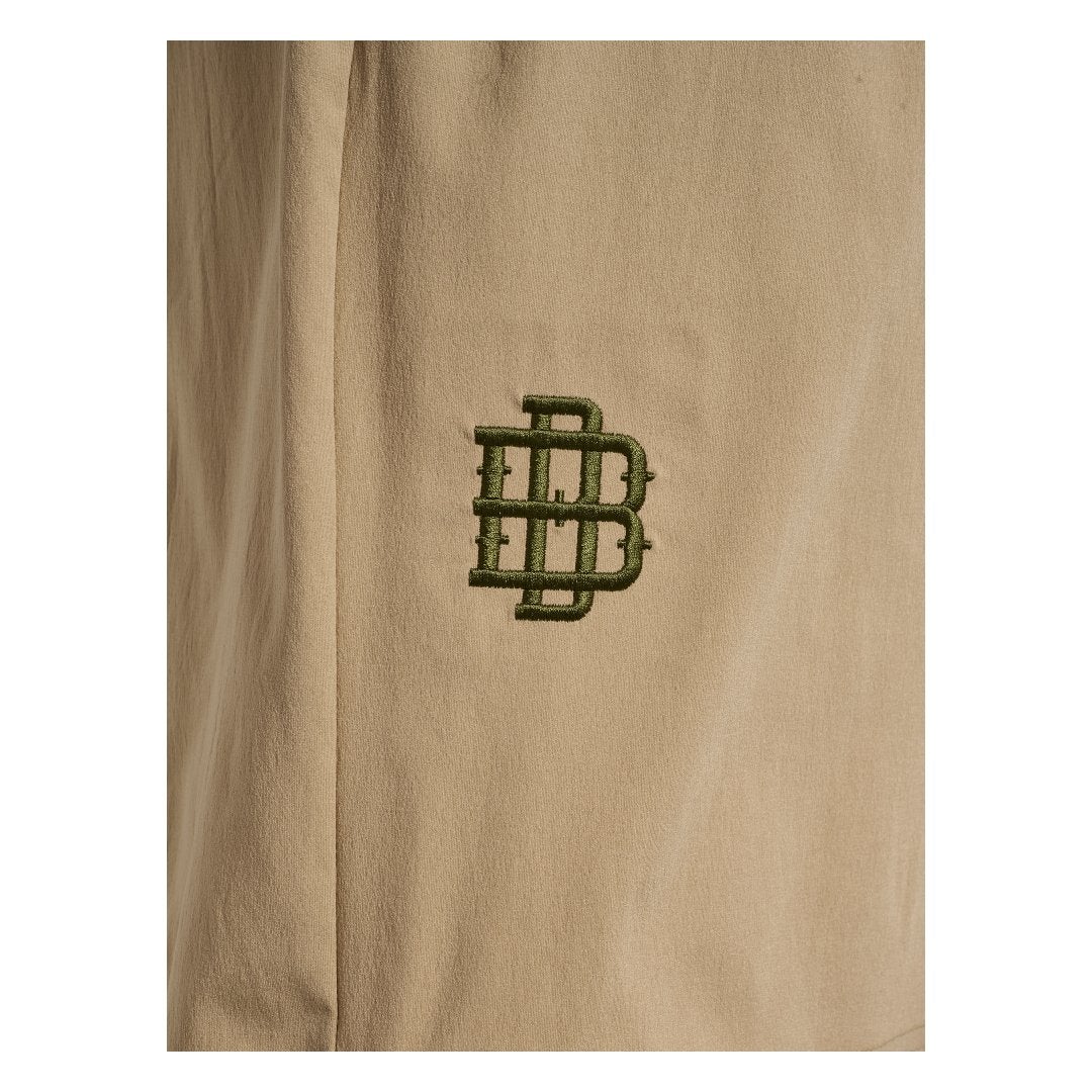 Pantalón Corto Viaje Hummel Hombre Beige Doble B Verde - Image 5
