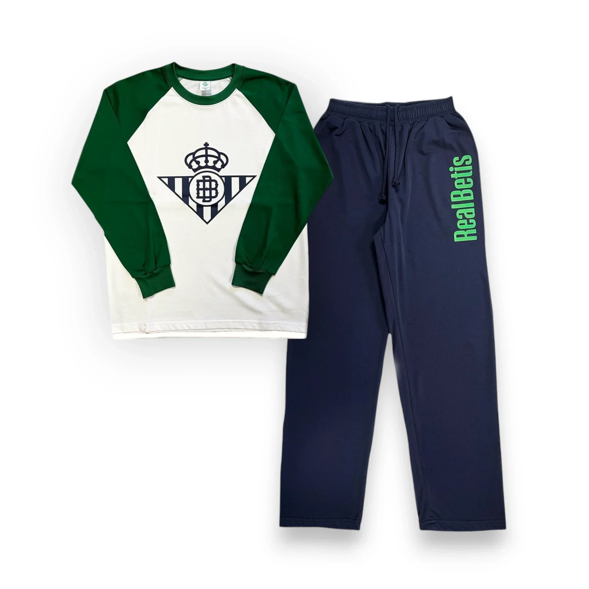 Pijama Invierno Real Betis Infantil Verde/Azul