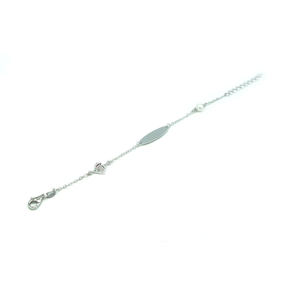 Pulsera De Plata De Ley Con Escudo Real Betis - Image 4