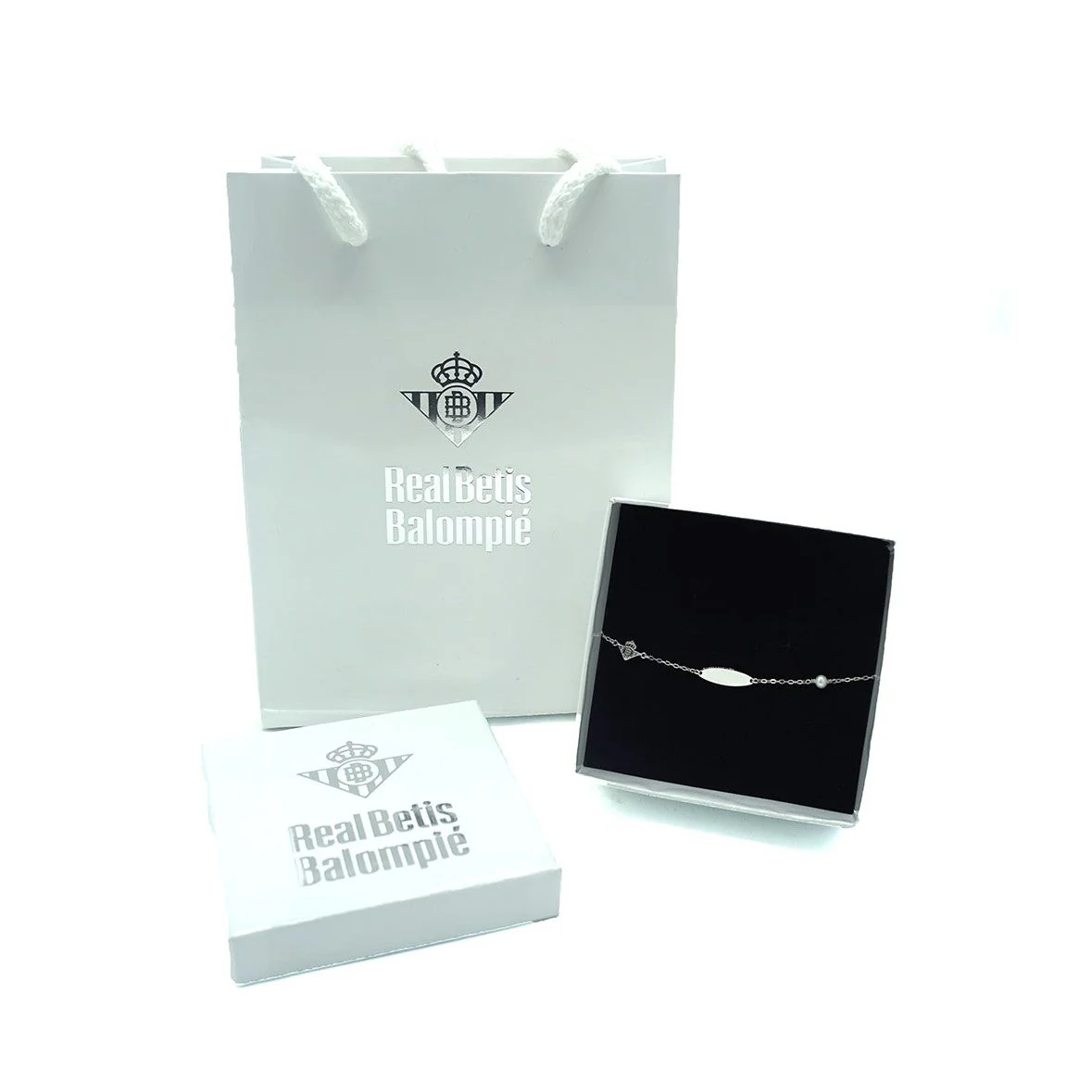 Pulsera De Plata De Ley Con Escudo Real Betis - Image 5