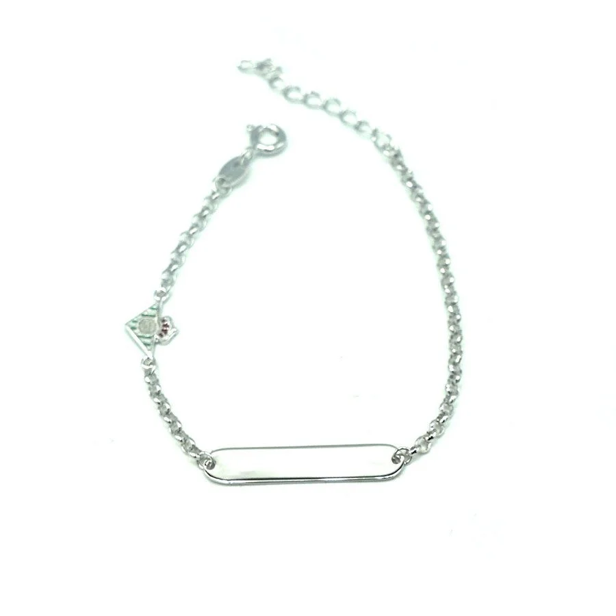 Pulsera De Plata De Ley Escudo Esmaltado Niño - Image 3