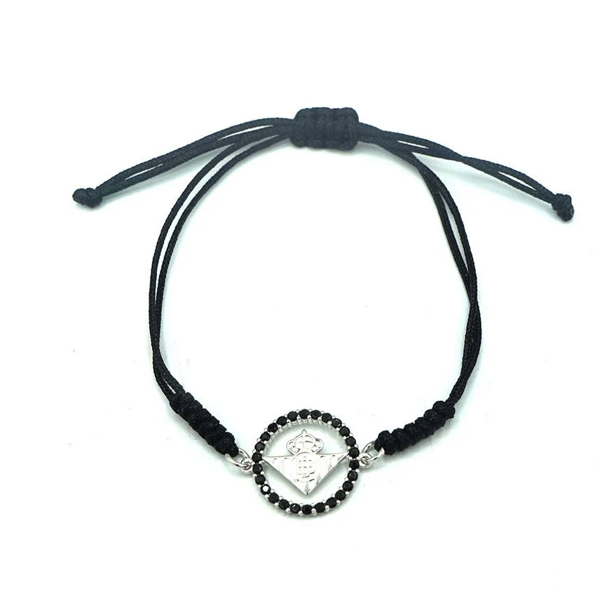 Pulsera de Plata de Ley Escudo Real Betis