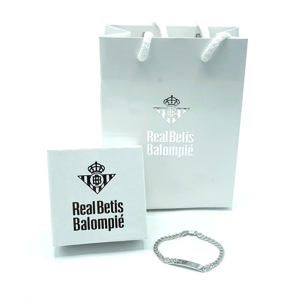 Pulsera De Plata De Ley Placa Real Betis - Image 5