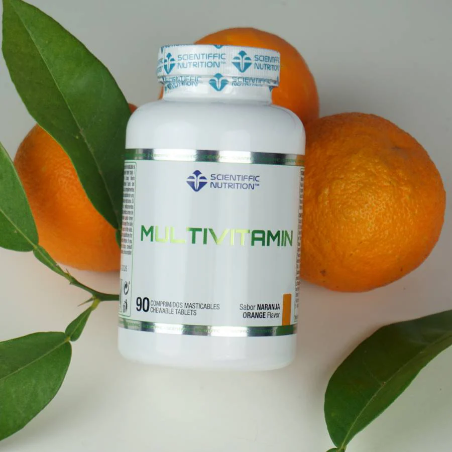 Scientiffic Nutrition Multivitamin chewable 90tabs Naranja - Image 3
