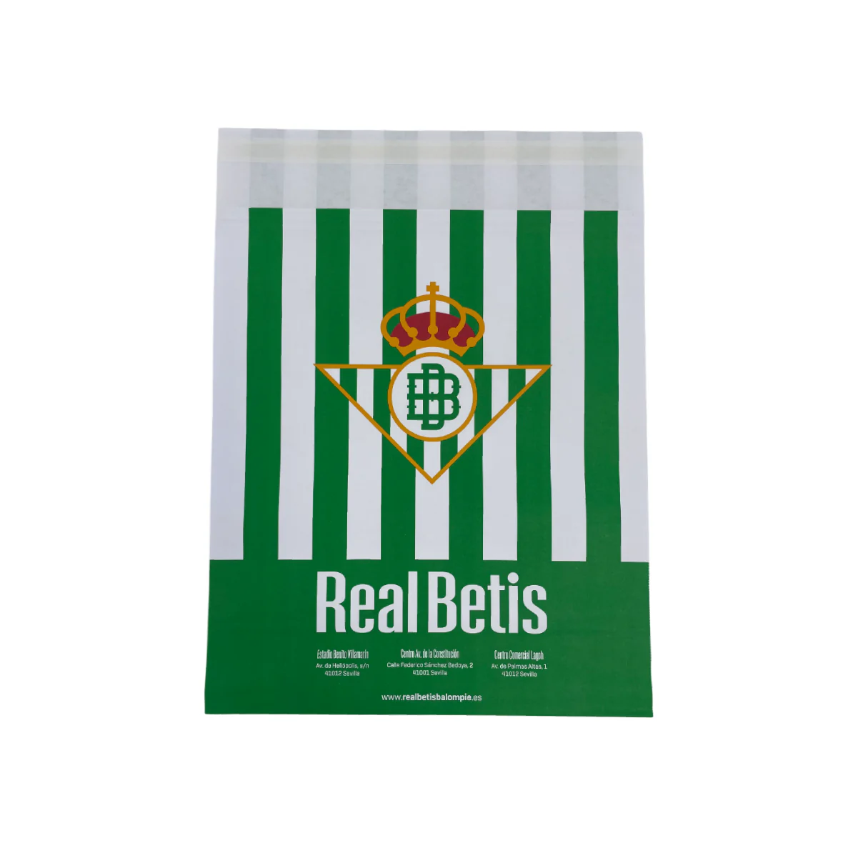 Sobre Regalo Real Betis Pequeño - 26x30 cm