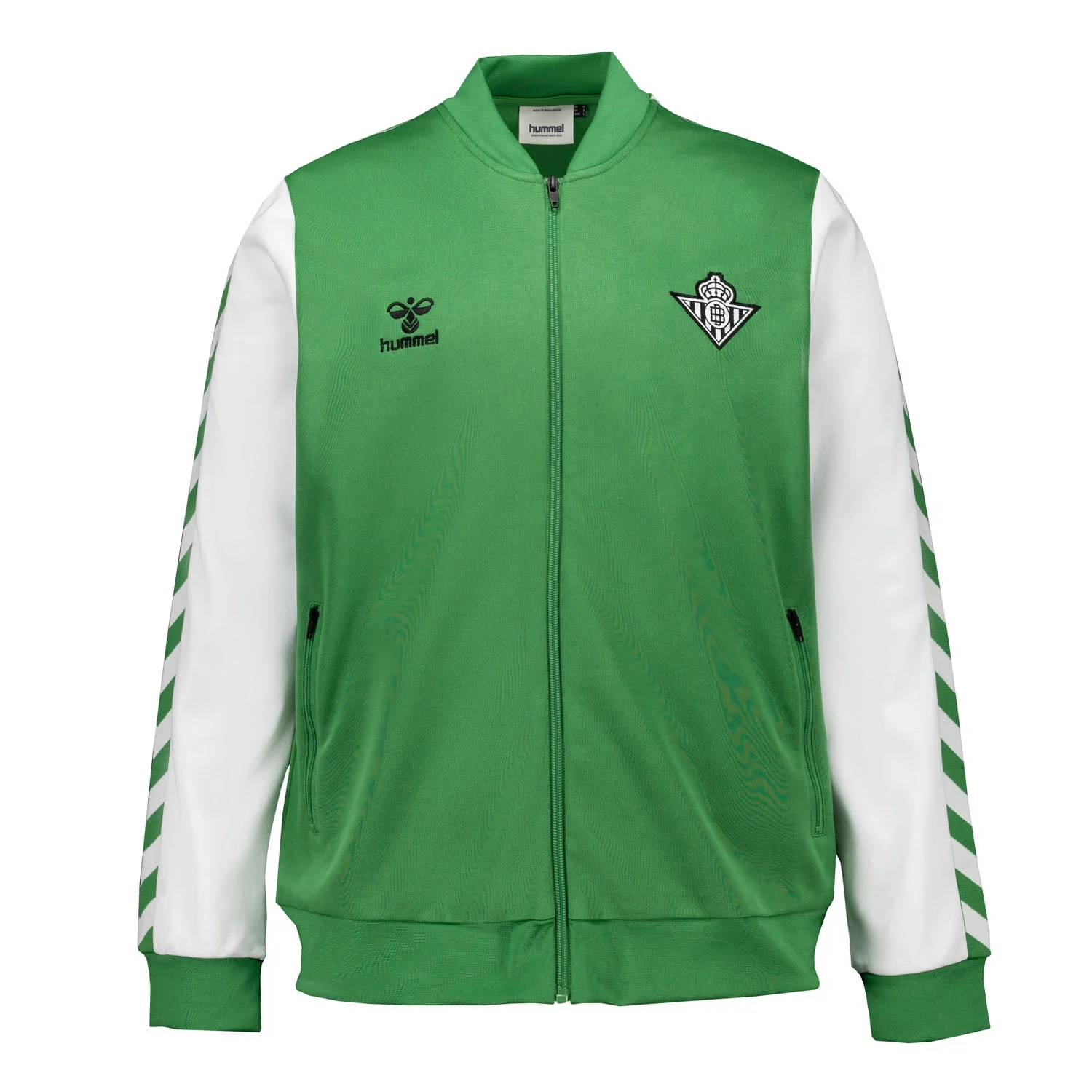 Sudadera Fan 90 Hombre Verde/Blanca