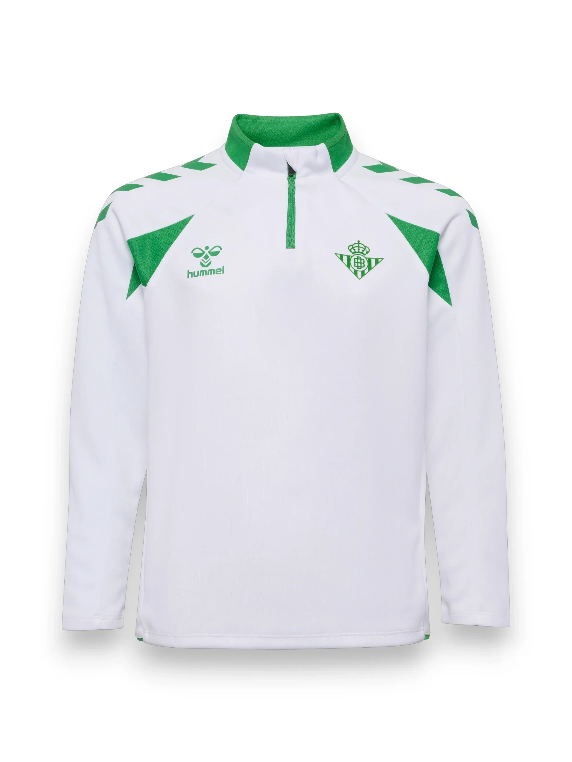 Sudadera Media Cremallera Entrenamiento Infantil Blanca Real Betis 26/27 - Image 2