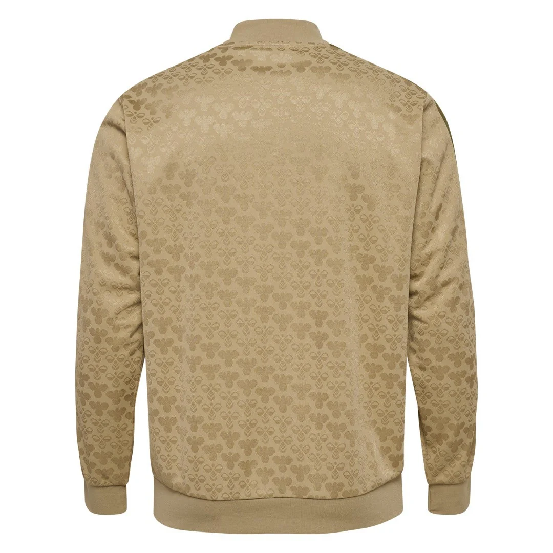 Sudadera Viaje Hummel Hombre Beige Doble B Verde - Image 6