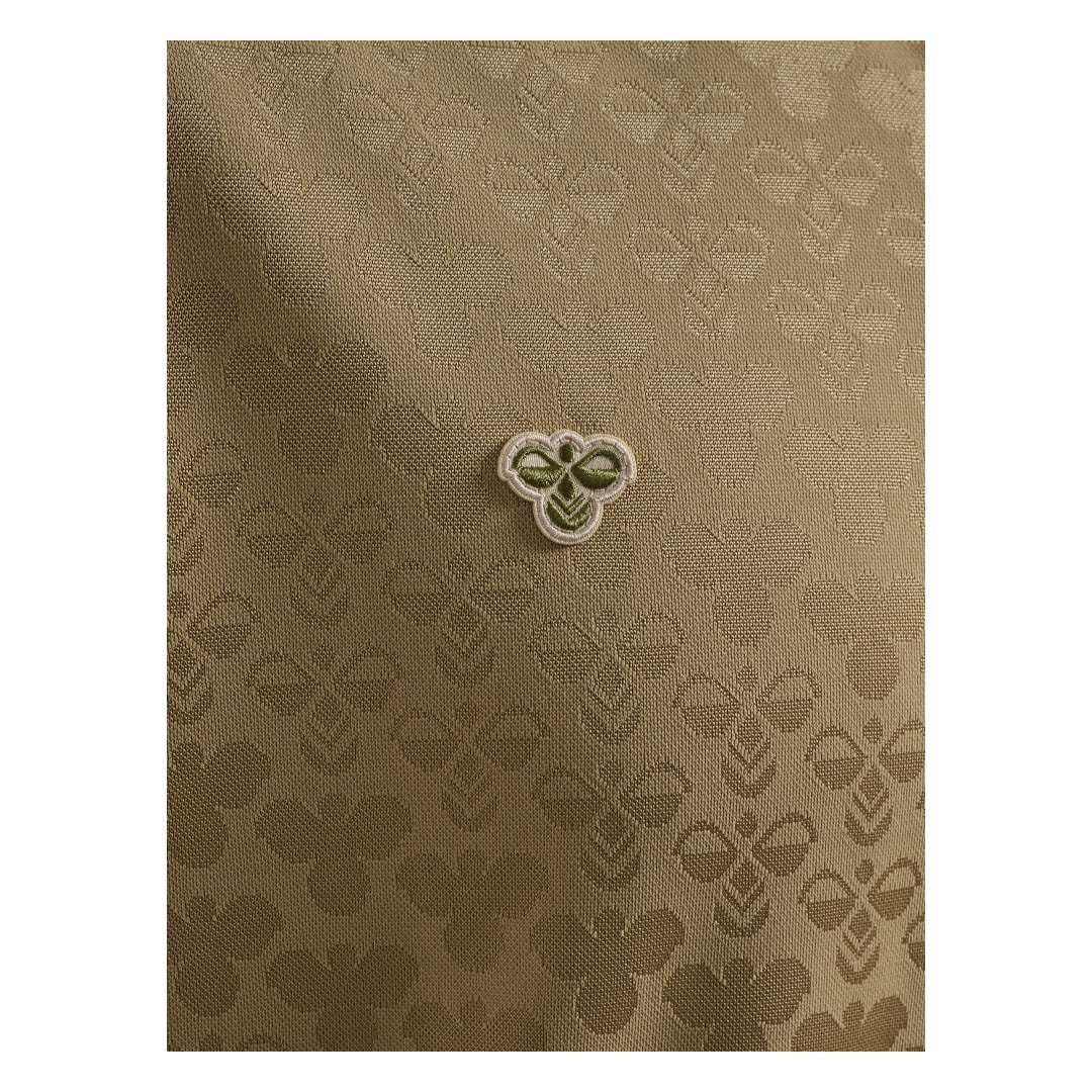 Sudadera Viaje Hummel Hombre Beige Doble B Verde - Image 8