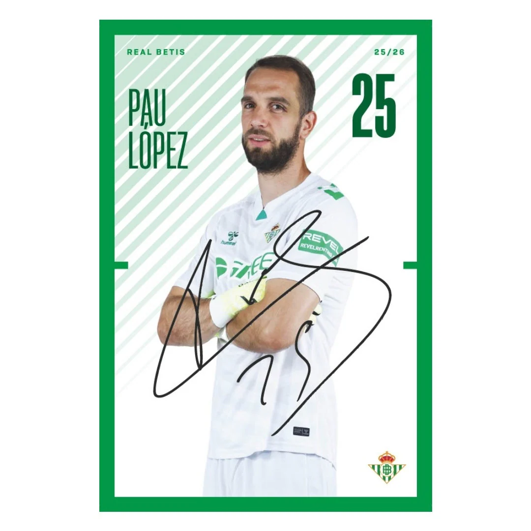 Tarjetones Firmados Real Betis 25/26 - Image 17