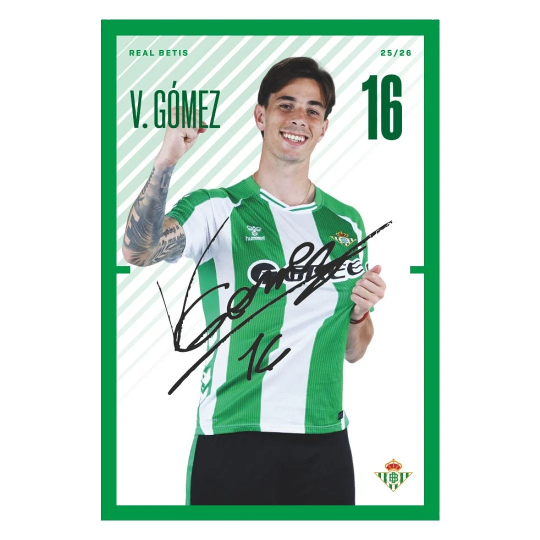 Tarjetones Firmados Real Betis 25/26 - Image 8